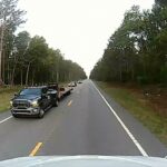 Fake Cop Horror Caught On Dashcam Video shows moment truck driver helps thwart alleged kidnapping