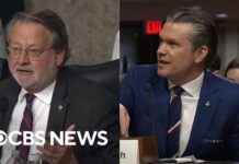Watch: Sen. Gary Peters presses Hegseth on the need to reopen of Strait of Hormuz