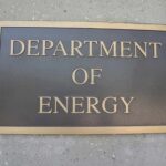 Department of Energy sign on building wall