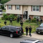 Court Shields Shooter—Families Stunned Law enforcement officers conducting a raid in a residential neighborhood